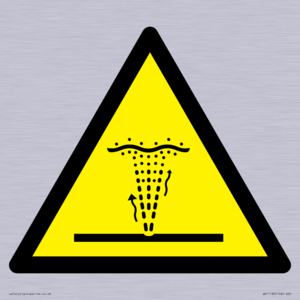 W515 Warning: Geyser (water/air) water jet